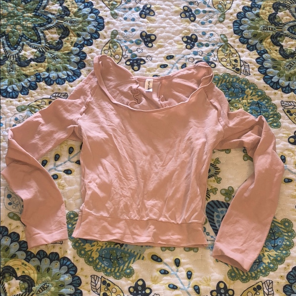 Spanx arm tights, pink, size L/XL